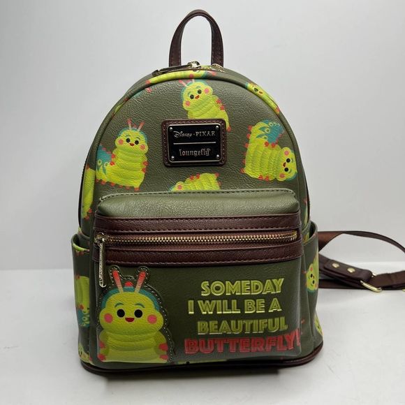 Loungefly Handbags - Loungefly Disney Pixar Bugs Life Heimlich Mini Backpack
